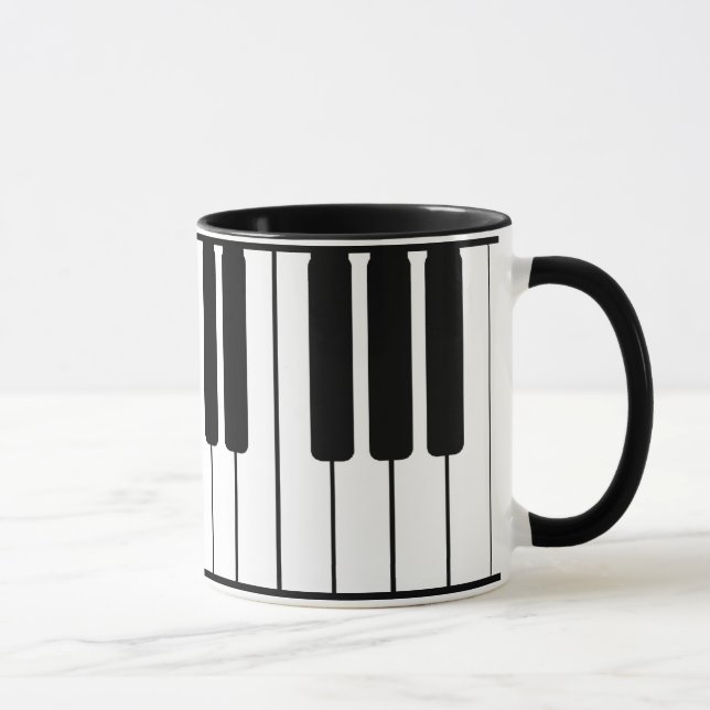 Mug Musique piano clavier (Droite)