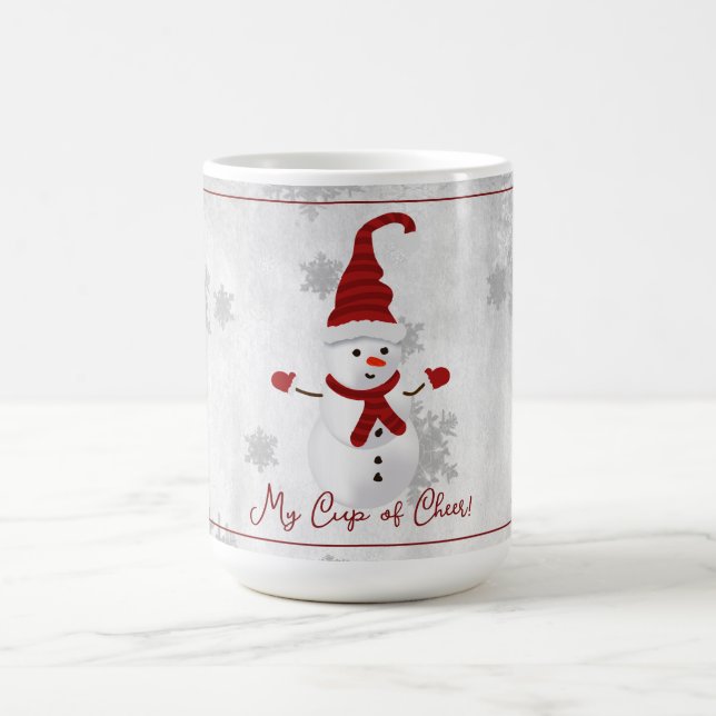 Mug Musique Red Cute Snowman (Centre)