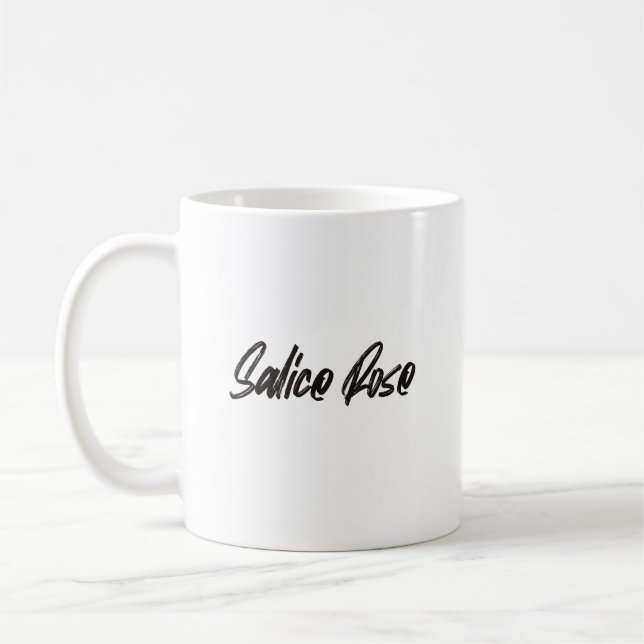 Mug Musique Rose de salice (Gauche)