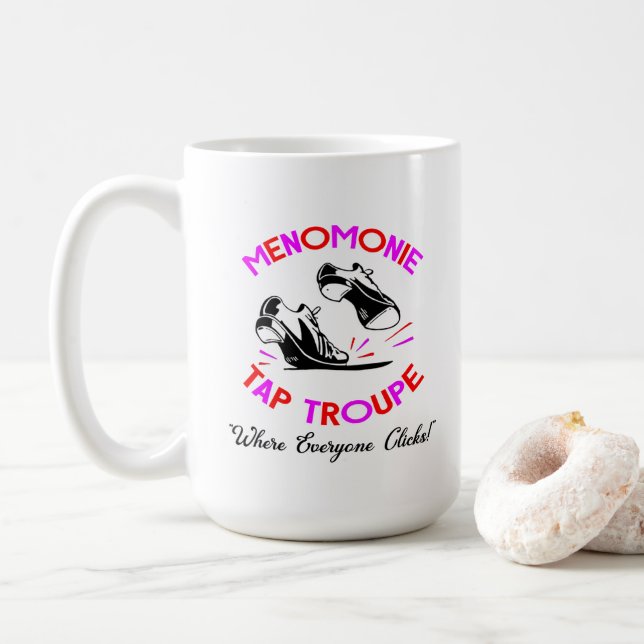 Mug Musique rose et rouge (Avec donut)