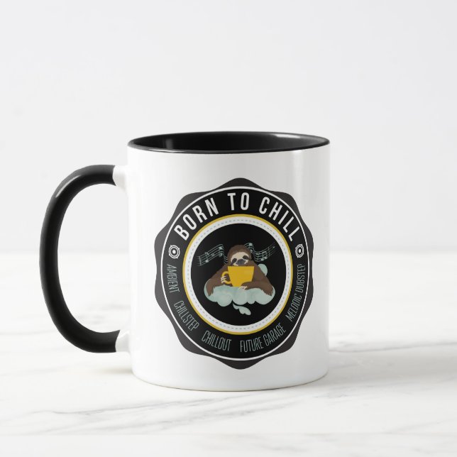 Mug Musique Sloth Chill (Gauche)