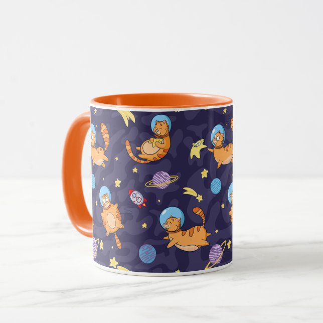 Mug Musique Space Cats (Devant gauche)