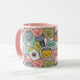 Mug Musique Space Cats