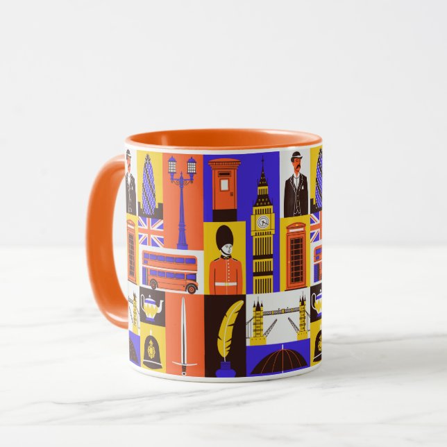 Mug Musique Thématique de Londres (Devant gauche)