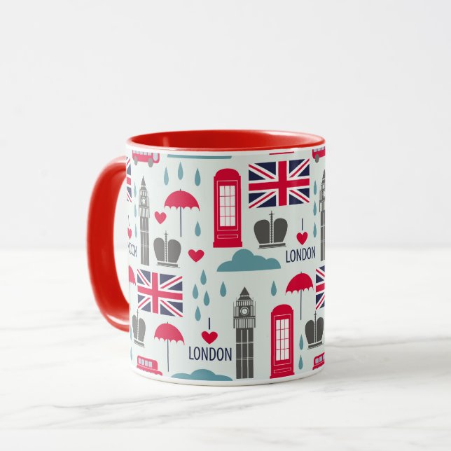 Mug Musique Thématique de Londres (Devant gauche)