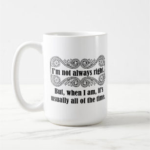 Mug Musique toujours droite