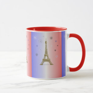 Mug Musique Tour Eiffel personnalisée