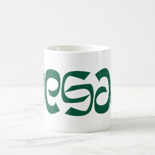 Mug Musique Vegan Ambigram