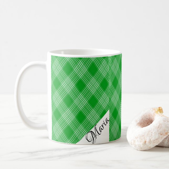 Mug Musique verte et blanche (Avec donut)
