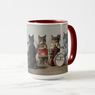 Mug Musique vintage Chats Musique Céramique Musique