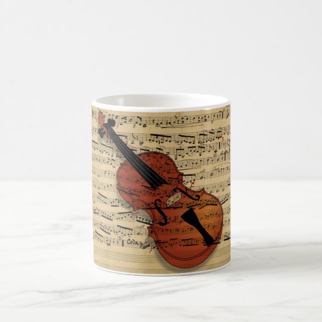 Mug Musique Vintage violon (Centre)