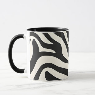 Mug Musique Zebra Print en céramique