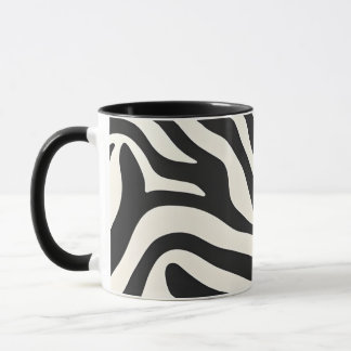 Mug Musique Zebra Print en céramique