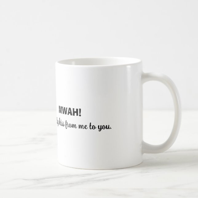 Mug Mwah ! Un Kiss Kitty De Moi À Toi (Droite)