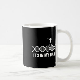 Mug My Dna Biathlon empreintes digitales Ski Slogan Ti