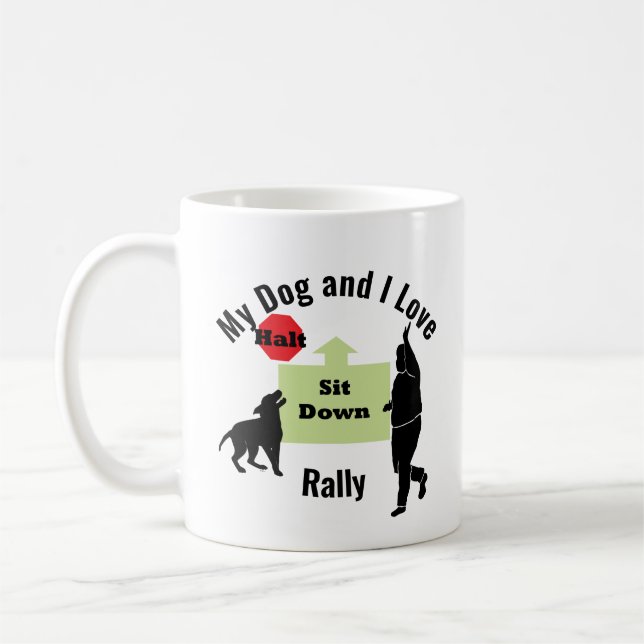 Mug My Dog and I Love Rally Sit (Gauche)