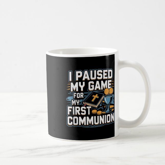 Mug My First Communion Video Game Controller Gifts Boy (Droite)