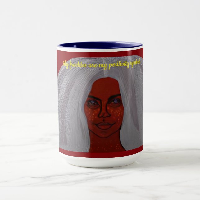 Mug My Freckles Are My Positivity Symbol (Centre)