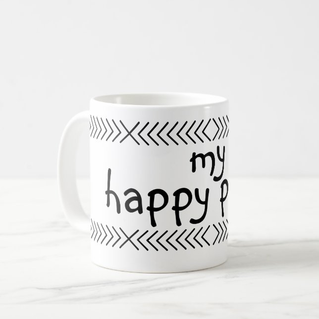 Mug My Happy Place (Devant gauche)