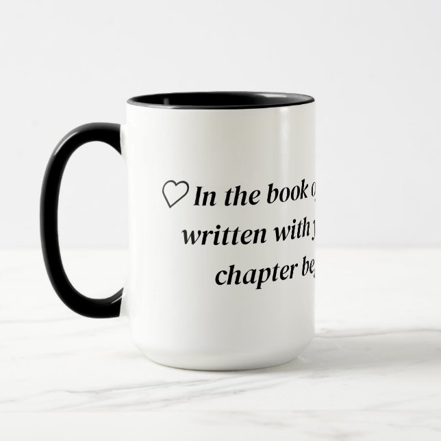 Mug My Love Story Commence avec Vous. (Gauche)