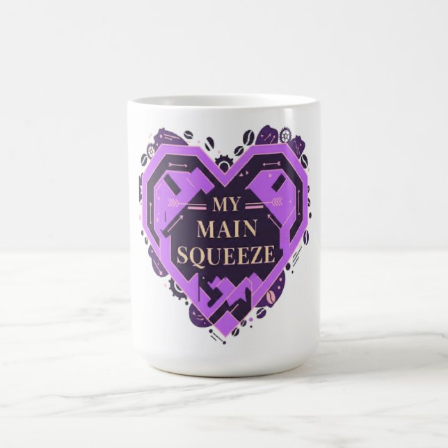 Mug My Main Squeeze – Purple Coffee Love Valentine (Centre)