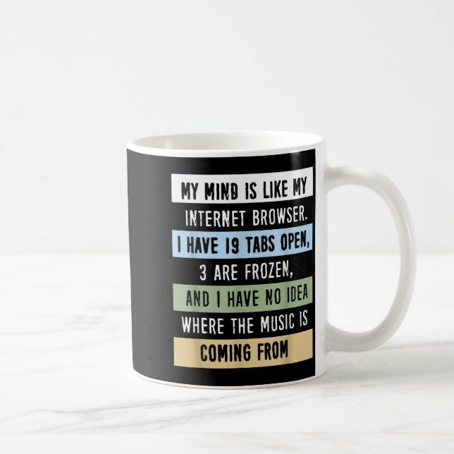 Mug My Mind Is Like A Internet Browser  (Droite)