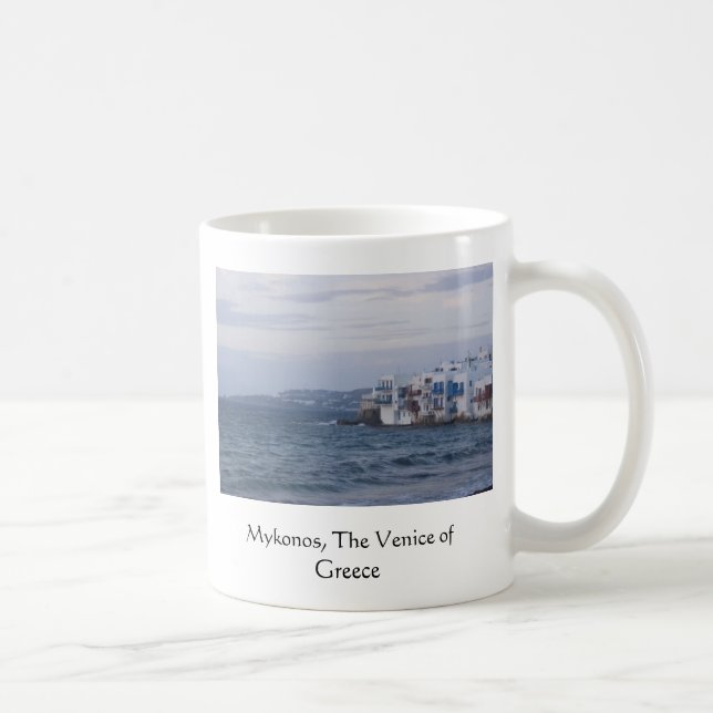 Mug Mykonos, Venise de la Grèce (Droite)