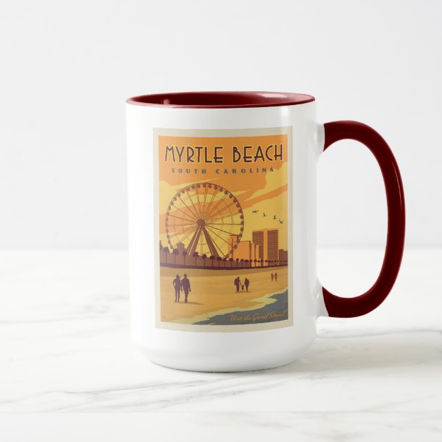 Mug Myrtle Beach | Caroline du Sud (Droite)