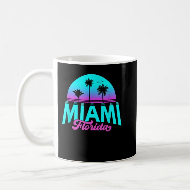 Mug Myrtle Beach Souvenir Palm Sunset Sun South Caroli (Gauche)