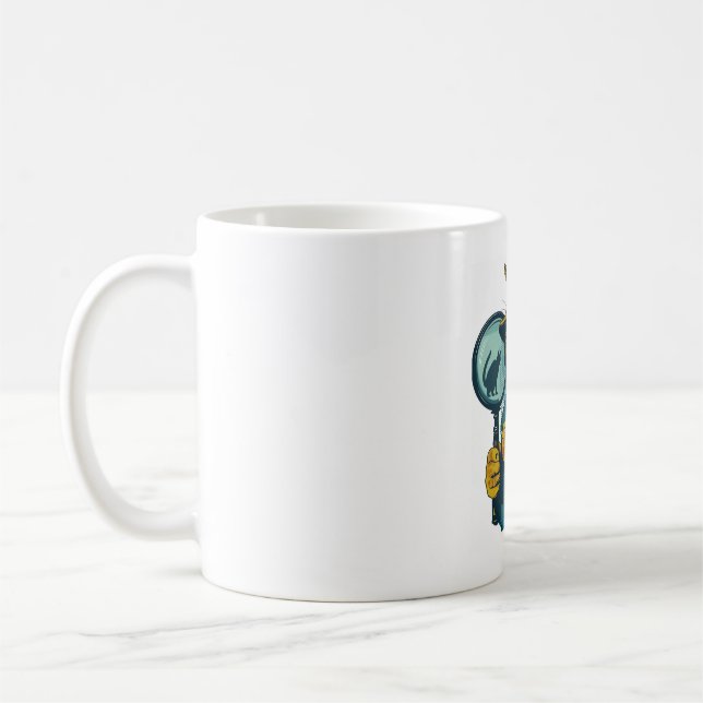 Mug Mystère de chat détective (Gauche)