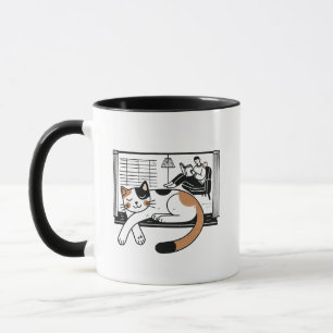 Mug Mystérieux Calico Cat et la Paw fantôme