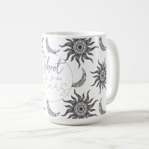 Mug Mystic Sun Moon noir et blanc