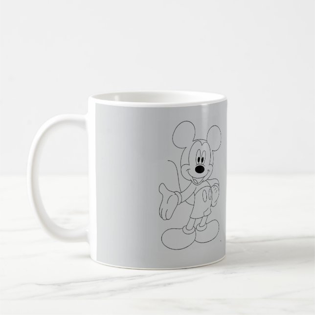 Mug Mystical Dark Abstract Art Design | Modern Minimal (Gauche)