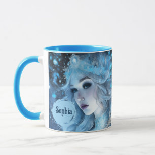 Mug Mystical Ice Queen - Imaginaire Winter Goddess Art
