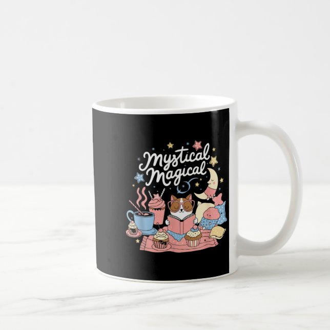Mug Mystical Magical Retro Aesthetic Space Gift Men Wo (Droite)