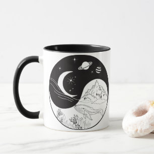 Mug Mystique Céleste Yin Yang Signifiant Amour