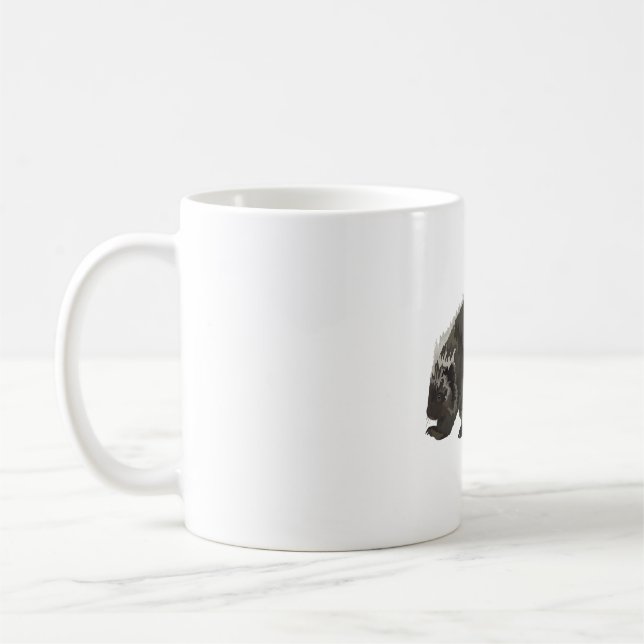 Mug N est pour la Porcupine nord-américaine (Gauche)
