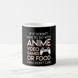 Mug N'a pas des jeux vidéo d'Anime que la nourriture