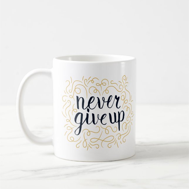 Mug N'abandonne jamais (Gauche)