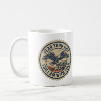 Mug N'aie Pas Peur Esaïe 41:10 Timbre Vintage Aigle