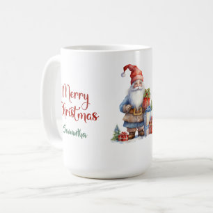 Mug Nain de Noël scandinave moderne avec cadeaux