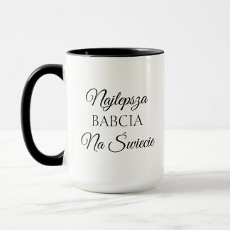 Mug Najlepsza Babcia Na Świecie - grand-mère polonaise