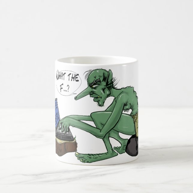 Mug N'alimentez pas le troll (Centre)