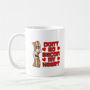 Mug N'allez pas Bacon My Heart Cartoon Bacon