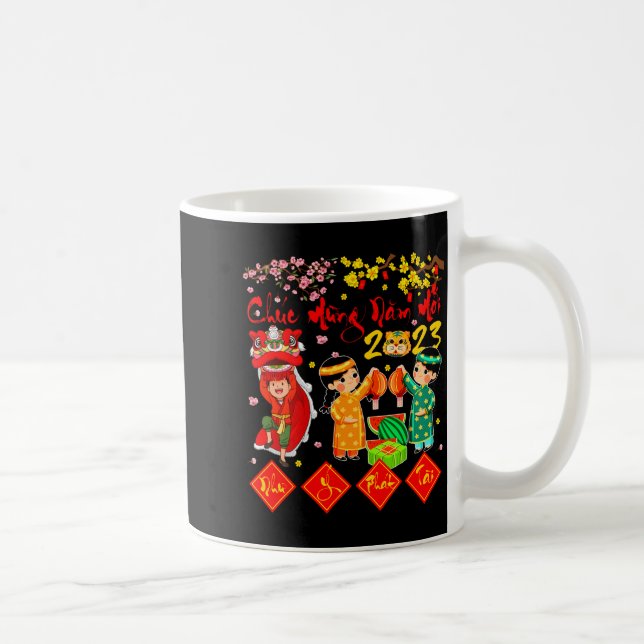 Mug Nam Moi Nhu Y Vietnamese Lunar New Year Cat Year F (Droite)