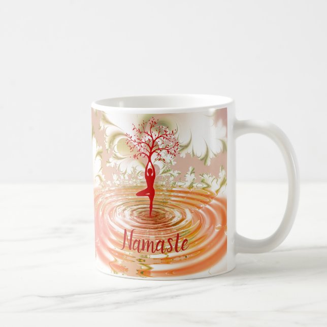 Mug Namaste Citation Yoga Tree of Life Zen (Droite)