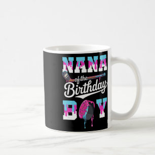 Mug Nana du garçon fêté de hockey glace coulée Fam
