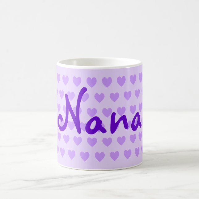 Mug Nana personnalisée en violet (Centre)