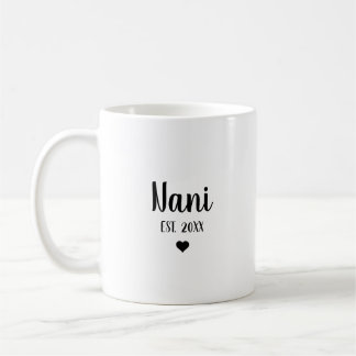 Mug Nani Première fois grand-mère Annonce de grossesse