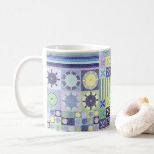 Mug Nanna's Joli Faux Knit Crochet Blanket Motif C